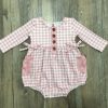 Baby Clothes * | Best Reviews Of Swoon Baby Vintage Mauve Floral Petal Pocket Bubble Baby Clothes