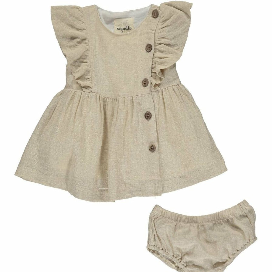 Girls * | Cheapest Girls Vignette Geo Dress & Bloomer Set