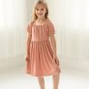 Girls * | Discount Girls Mabel & Honey Aruora Ribbed Dress