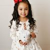 Girls * | Outlet Serendipity Oh Deer Button Front Dress