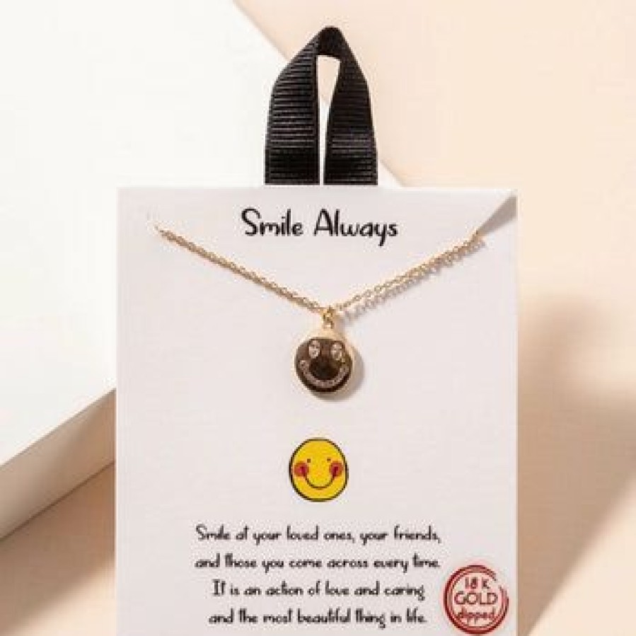 Tween * | Deals Avenue Z Smile Always Necklace Tween