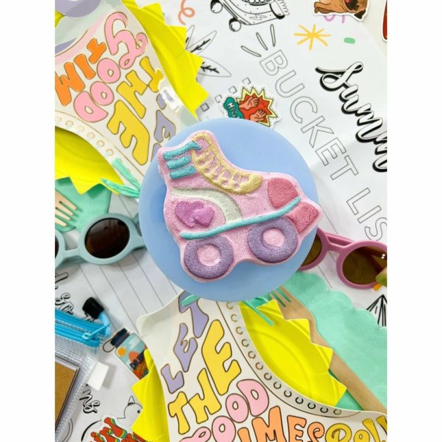 Girls * | Best Pirce Mama Bear Organics Girls Roller Skate Bath Bomb