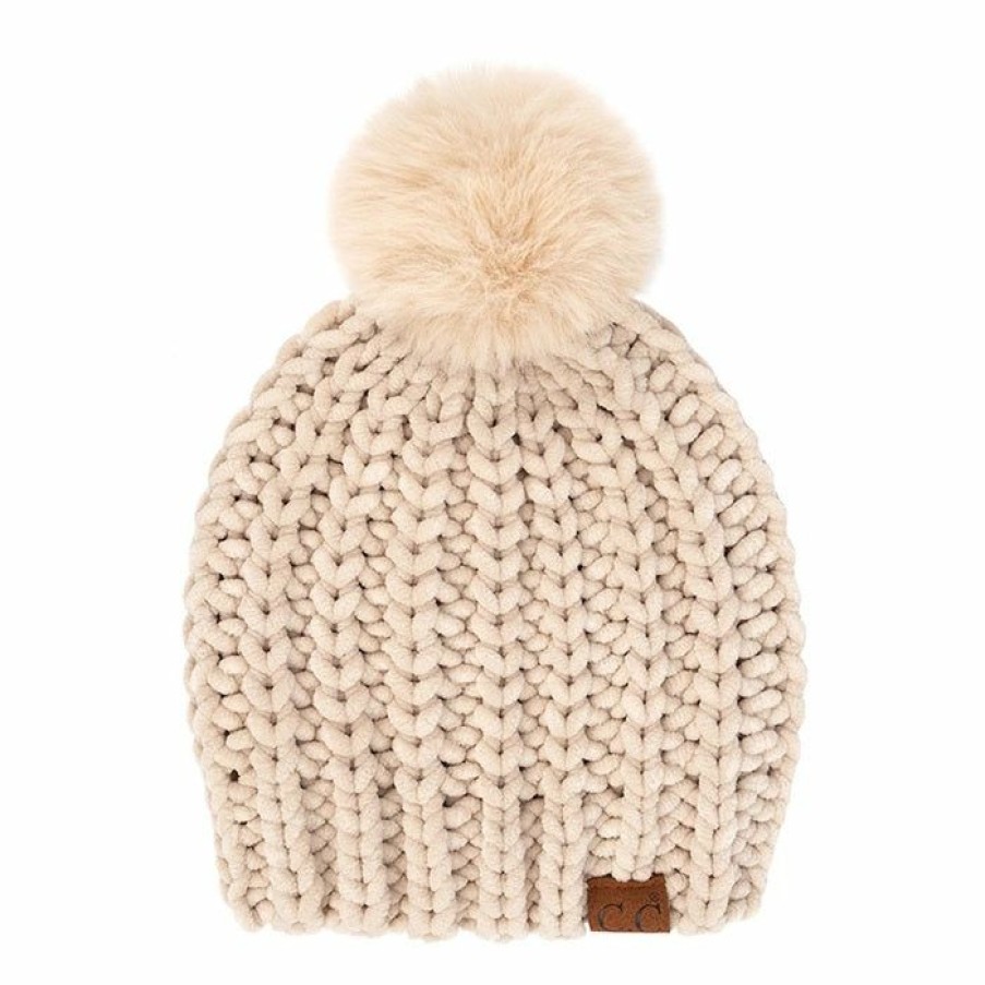 Tween * | Cheap Tween Cc Soft Chenille Chunky Pom Hat