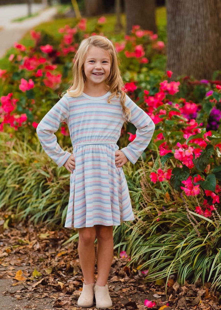 Girls * | Deals Mabel & Honey Avabelle Knit Dress