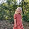 Girls * | Budget Girls Vignette Alice Persimmon Dress